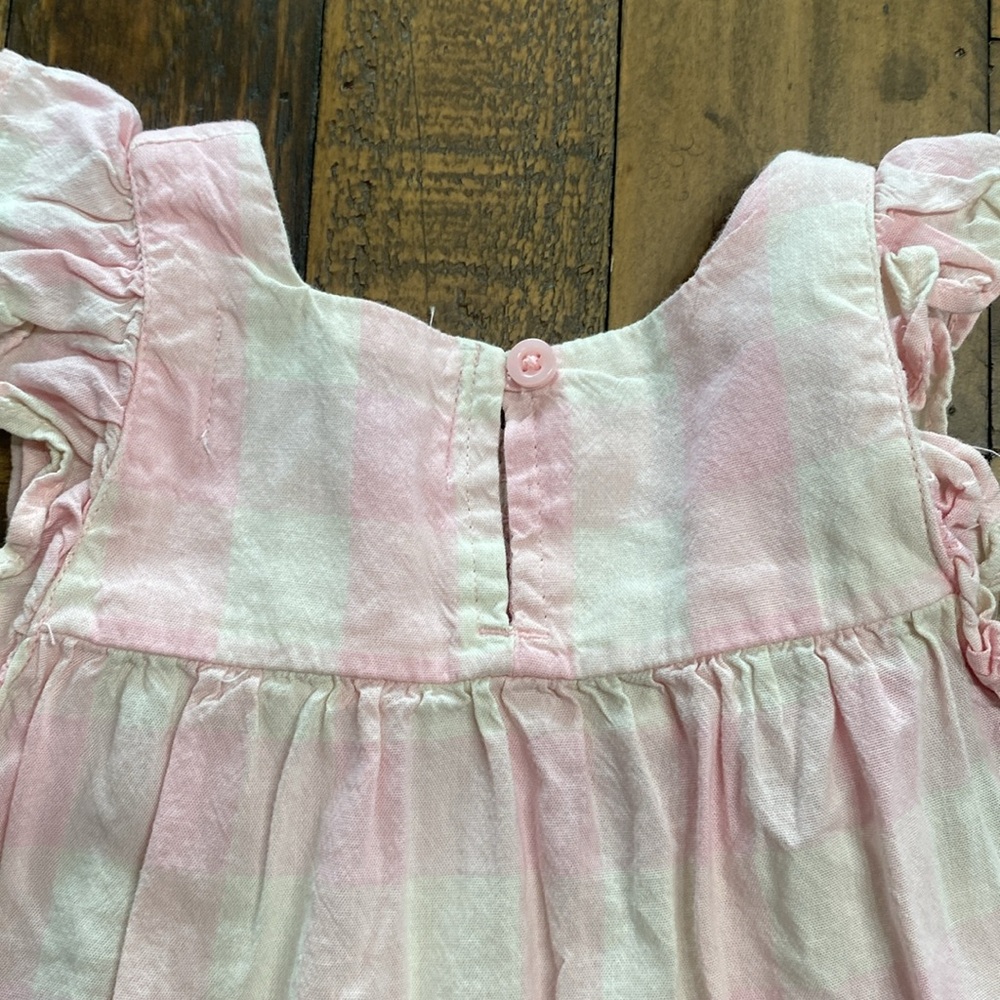 Old Navy Pink Plaid Dress 3T - Picture 4 of 5